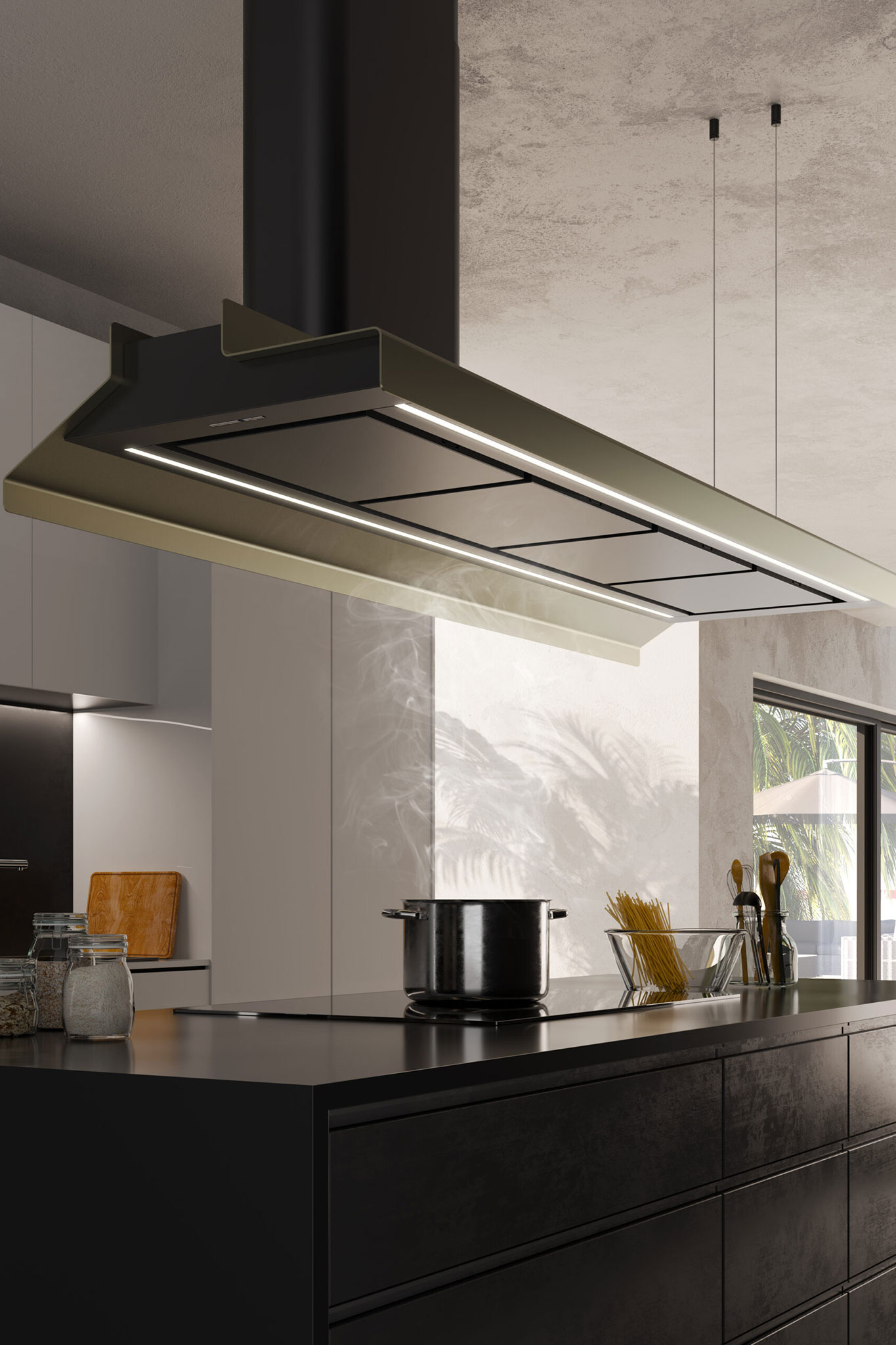 moderny ostrovny digestor