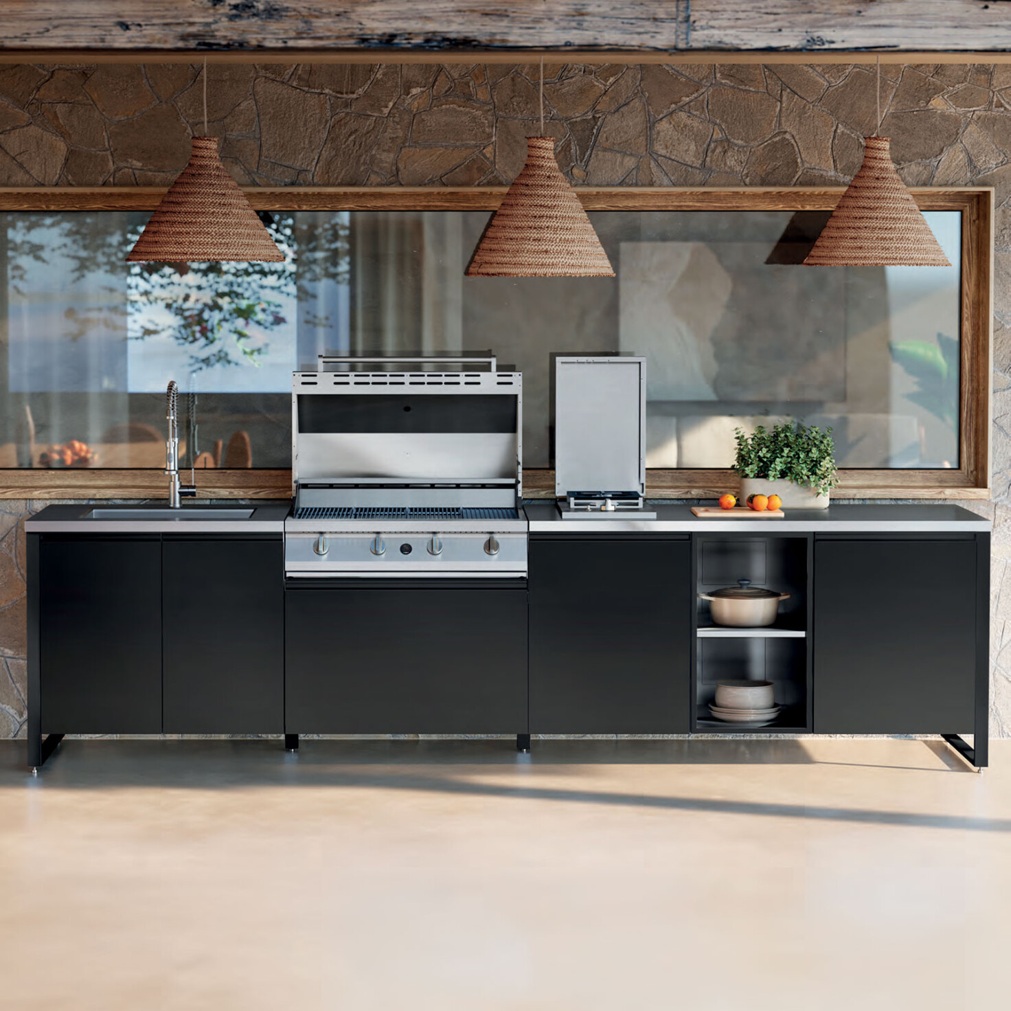 nerezove zahradne kuchyne znacky steel