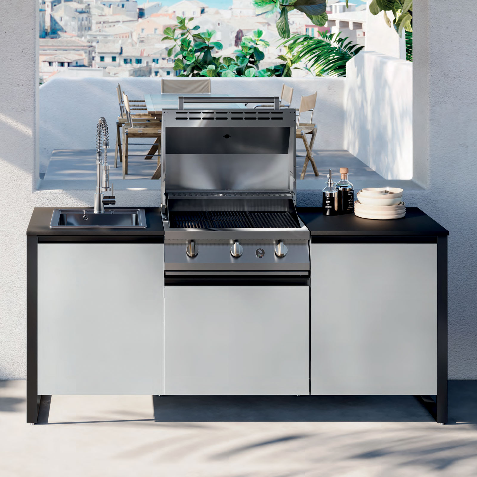 nerezove zahradne kuchyne znacky steel