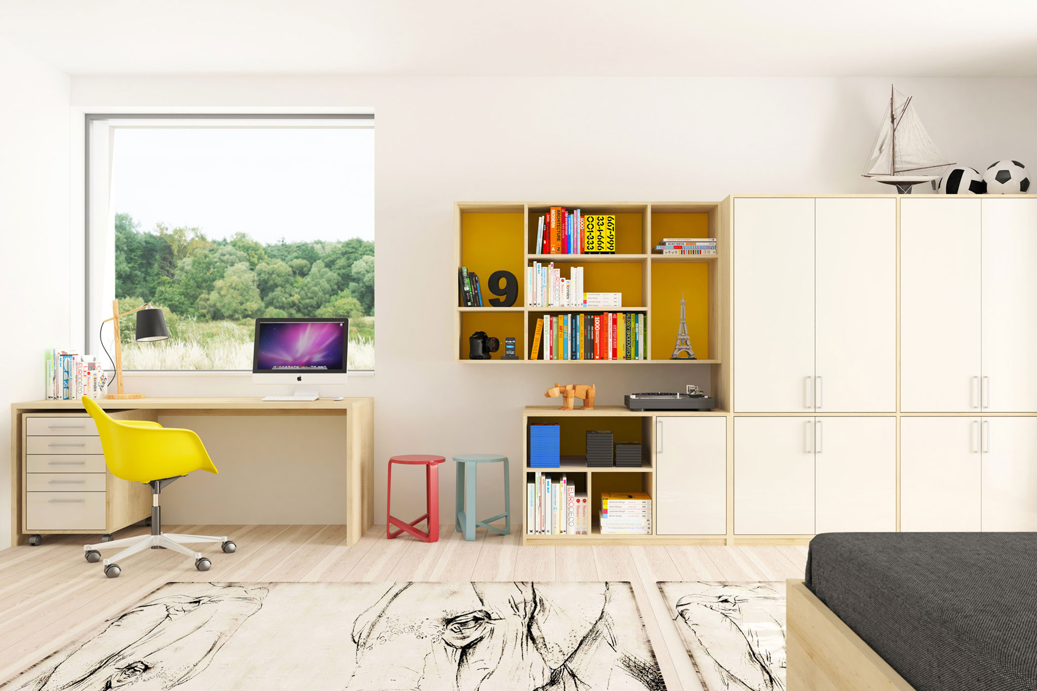 studentska-izba_na-mieru_hanak_moderna-studentska-izba_biely-lak_kombinacia-s-bledym-drevom