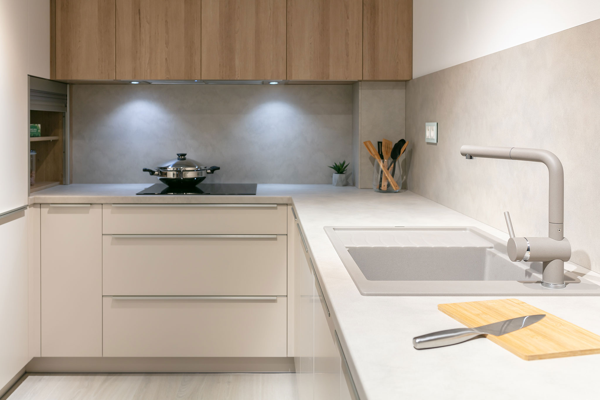 kuchyna na mieru hanák drez blanco šedý