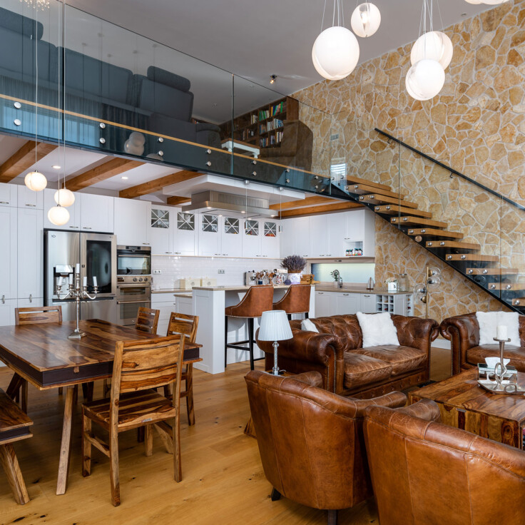 rustikálny nábytok na mieru glamour štýl