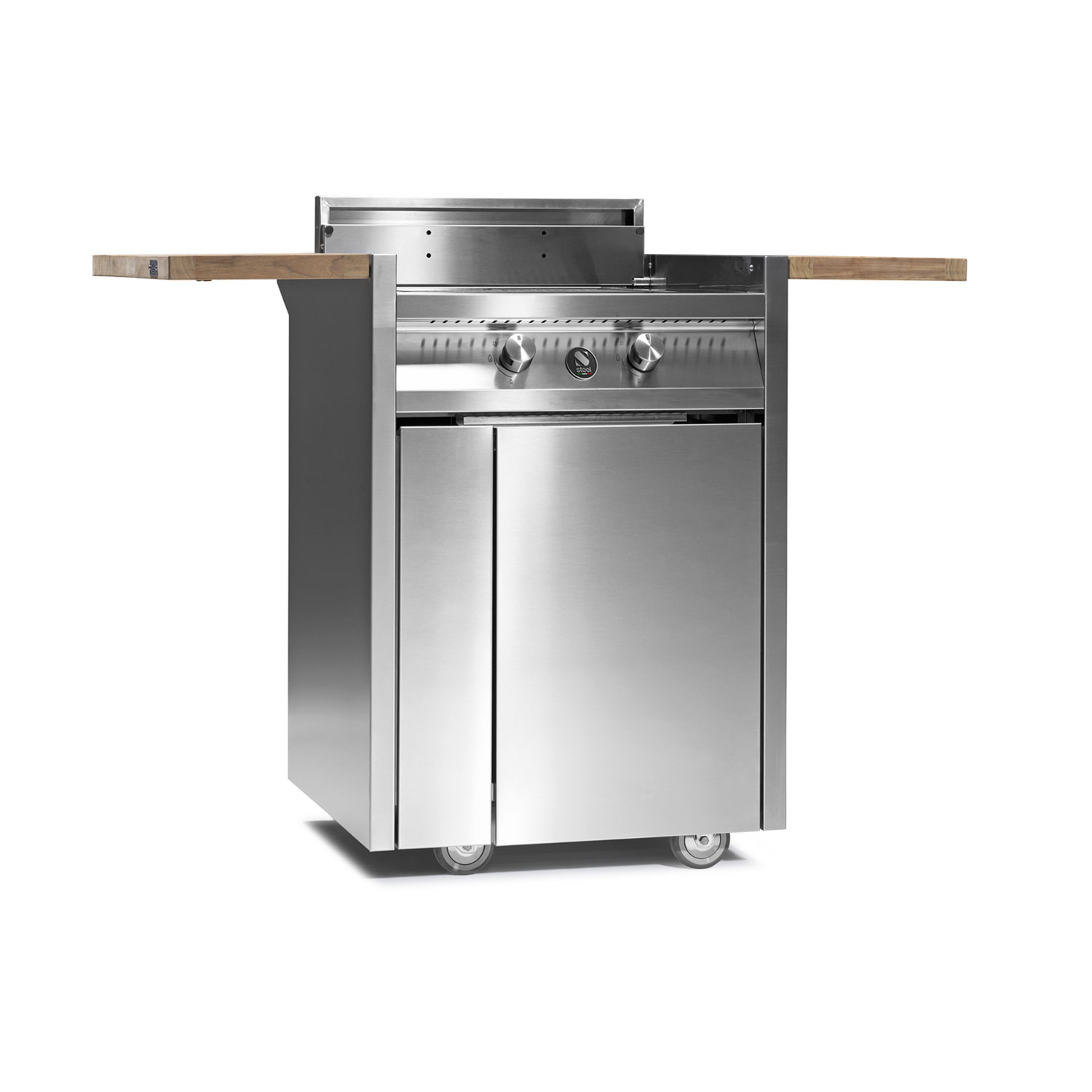 nerezový gril do záhrady