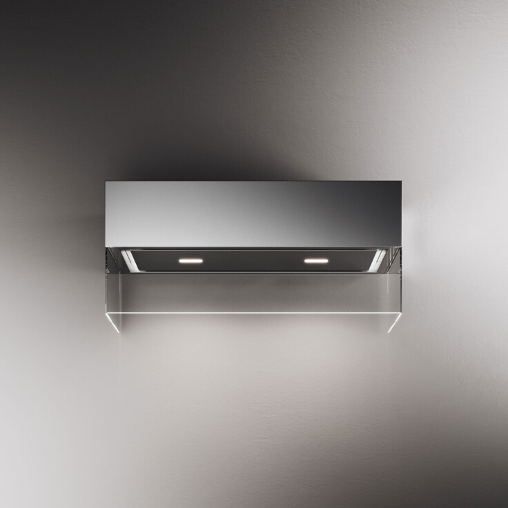 nerezový digestor na stenu so skleneným stitom_ model apus