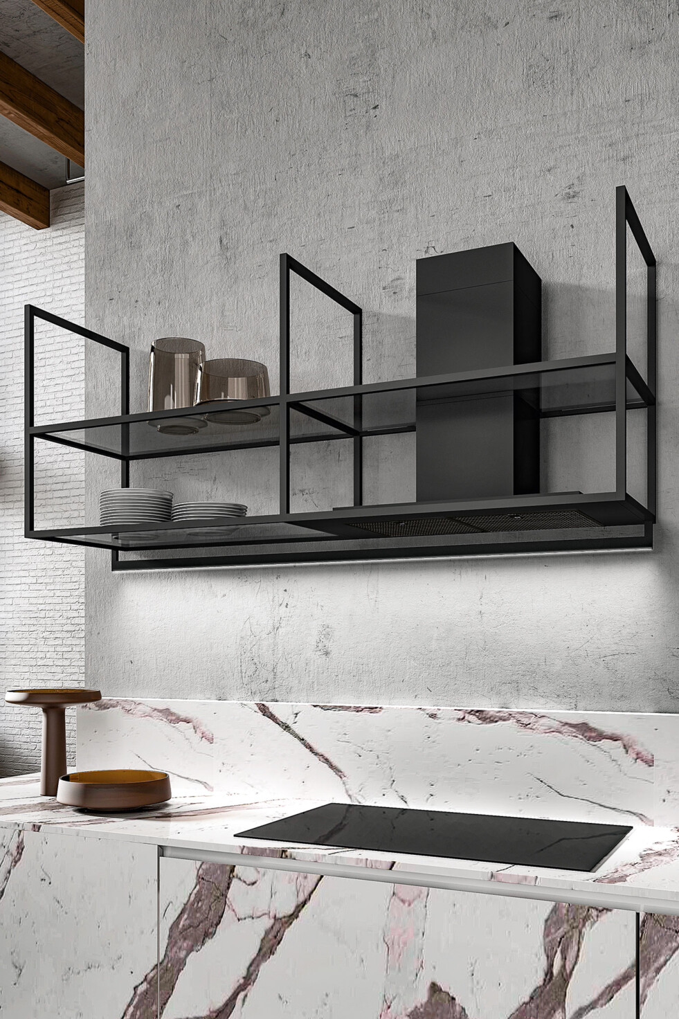 digestor na stenu s konštrukciou_model ofiuco