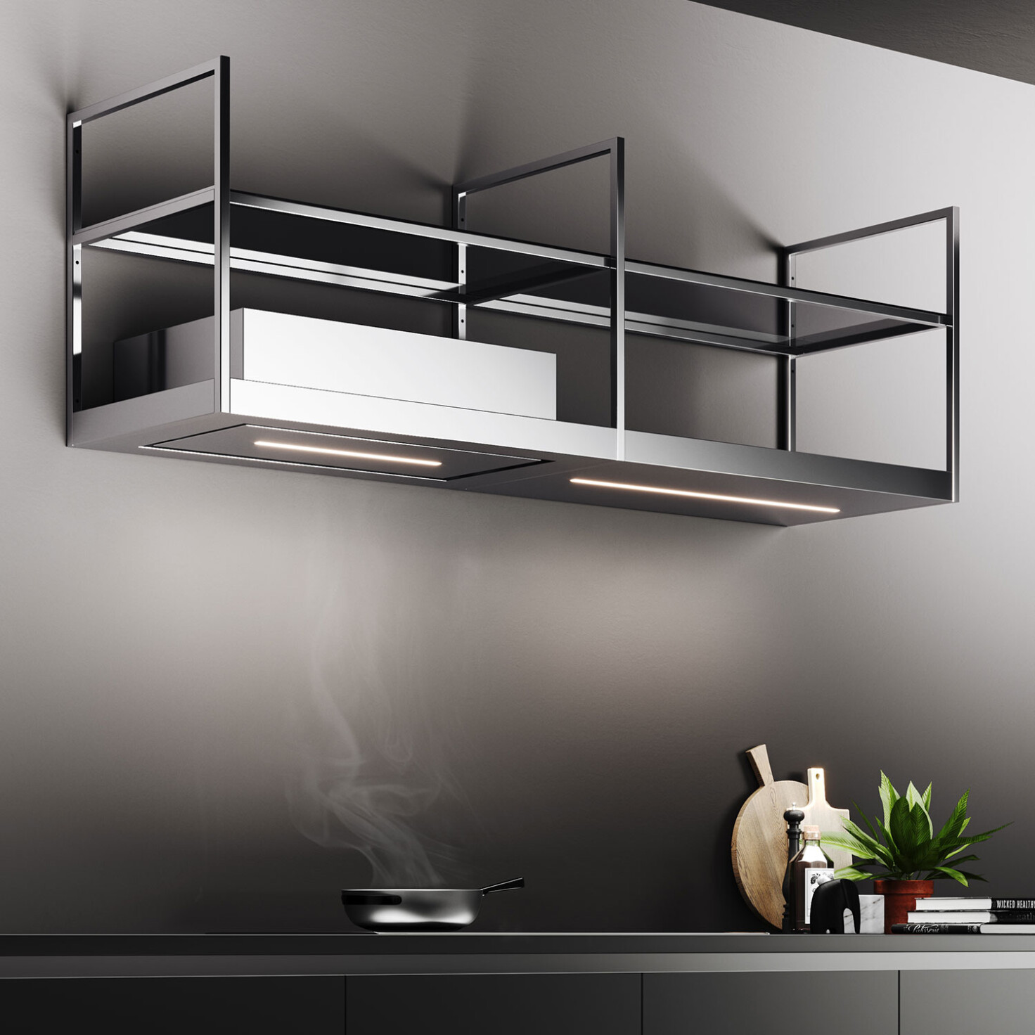 digestor s policami na stenu_model sculptor