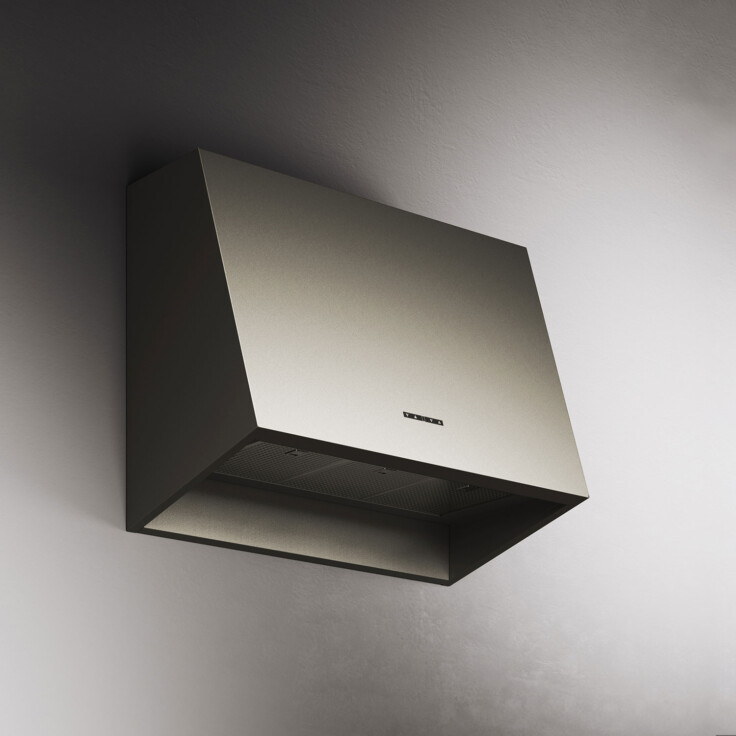 minimalistický moderný digestor na stenu_model tucana-v zlatom prevedení