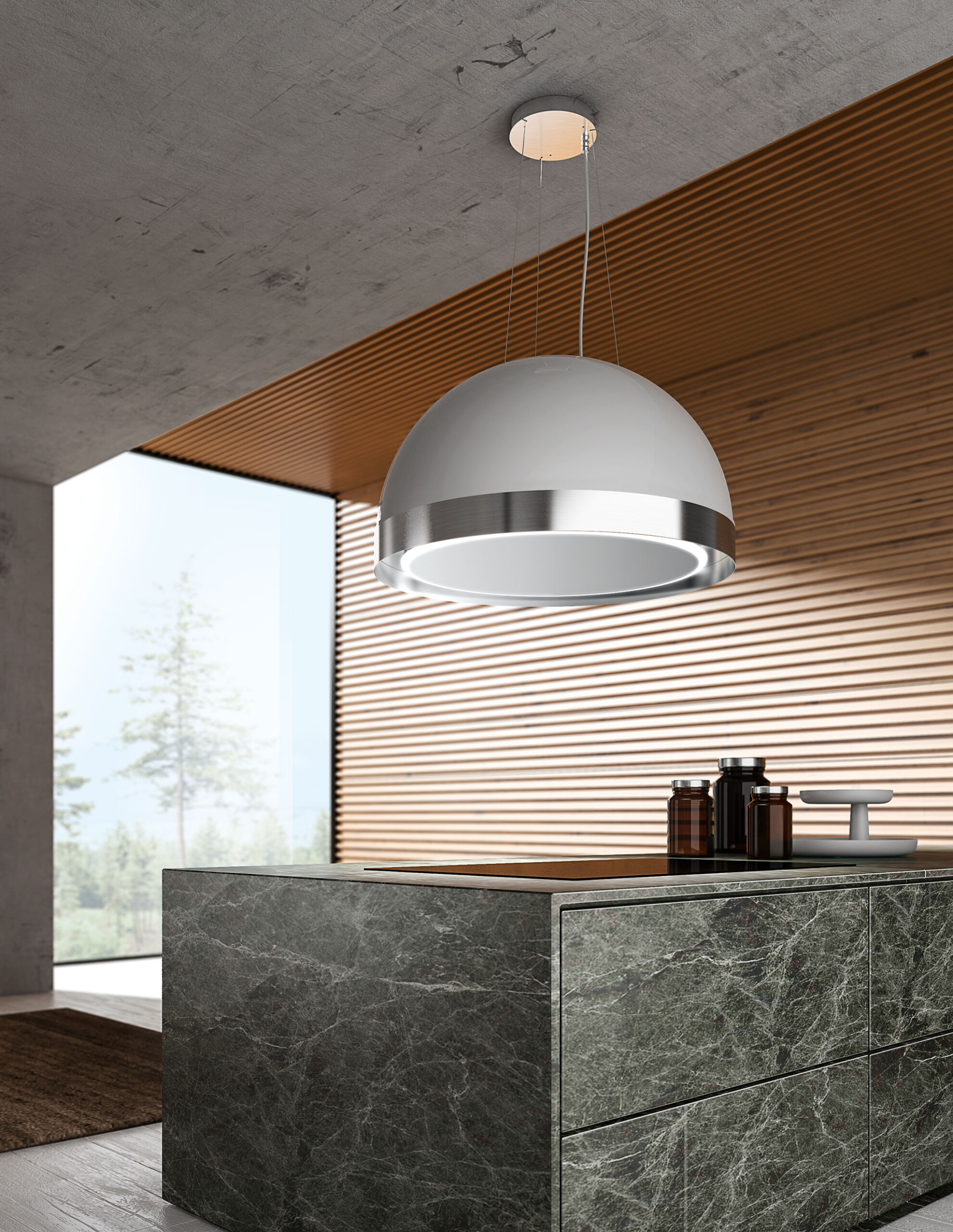 spodna odsávacia časť digestora Iovem