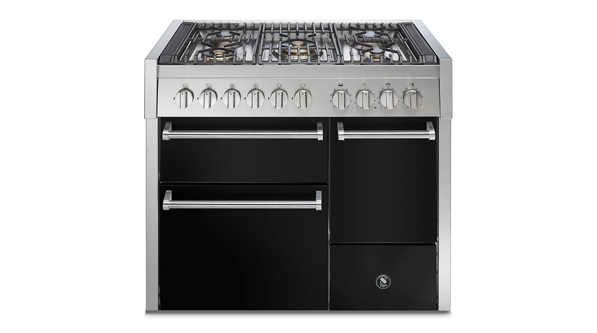 Náhľadový obrázok položky „Sporák GENESI 100 cm, 3 rúry, plné dvierka“