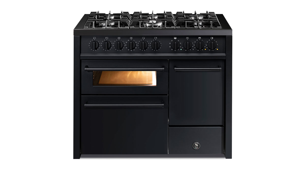 Náhľadový obrázok položky „Sporák ENFASI All Black 100 cm, 3 rúry“