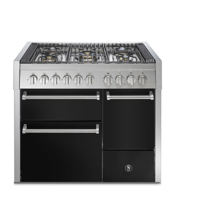 čierny nerezový sporak genesi