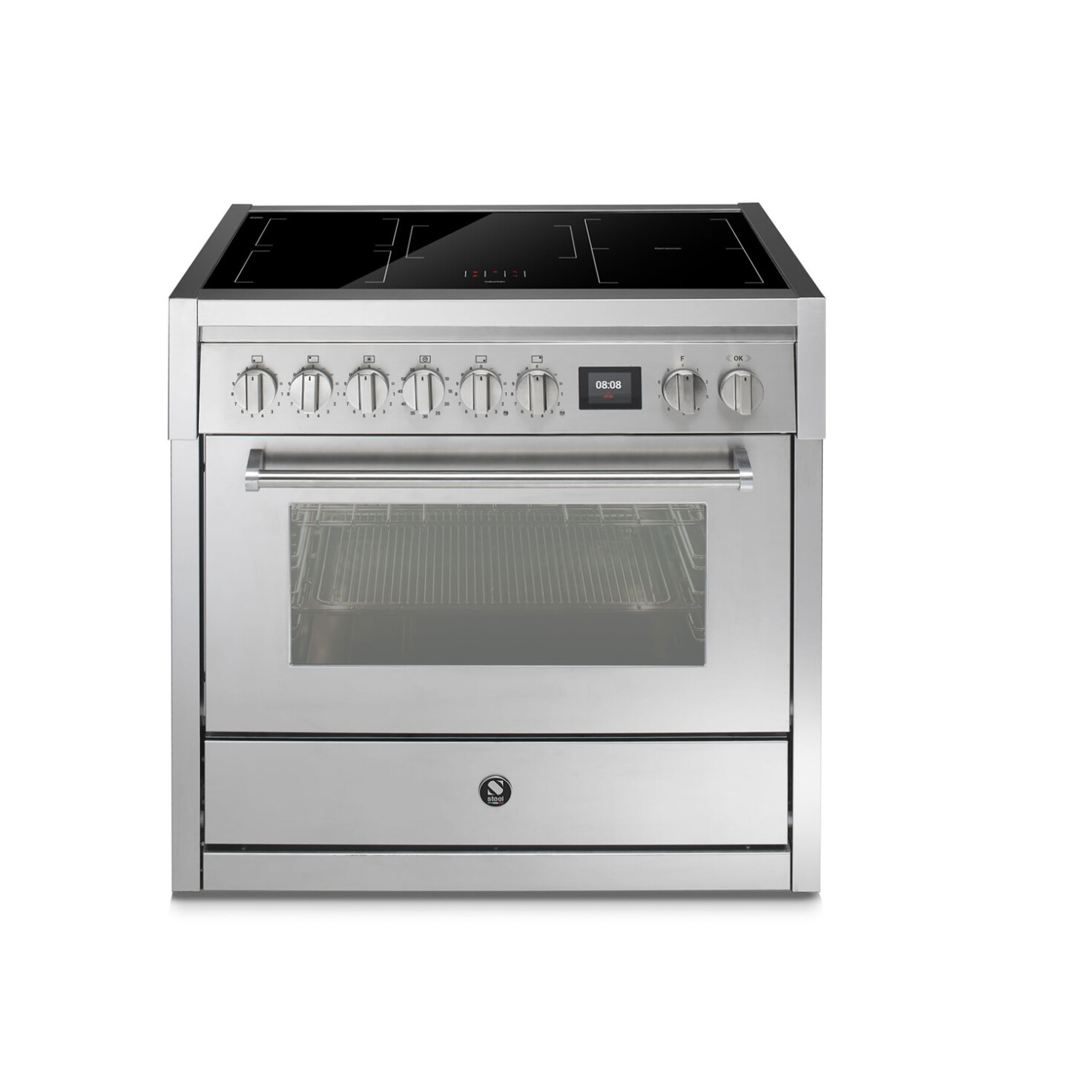 nerezovy sporak STEEL_model genesi v sirke 90 cm s indukciou