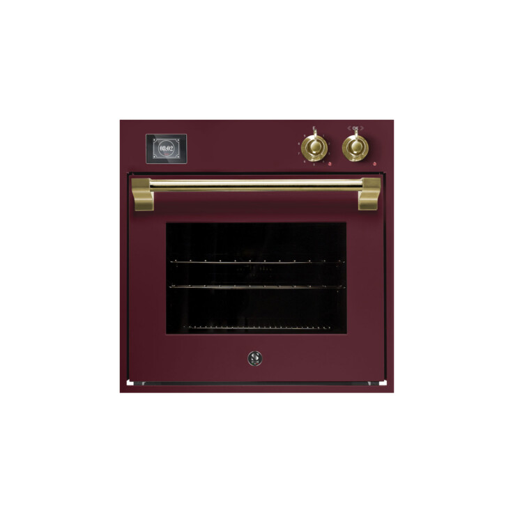 bordova rura ascot 60 cm so zlatými úchytkami a gombíkmi