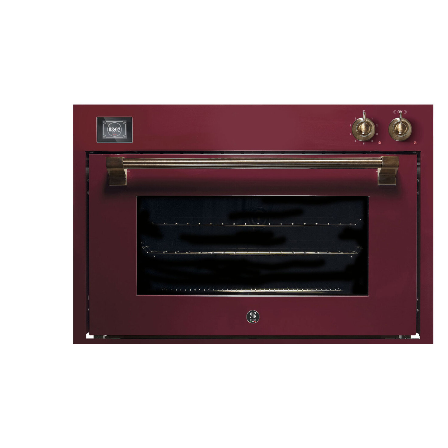 velka nerezová bordova farba rura ascot 90x60 cm značka steel