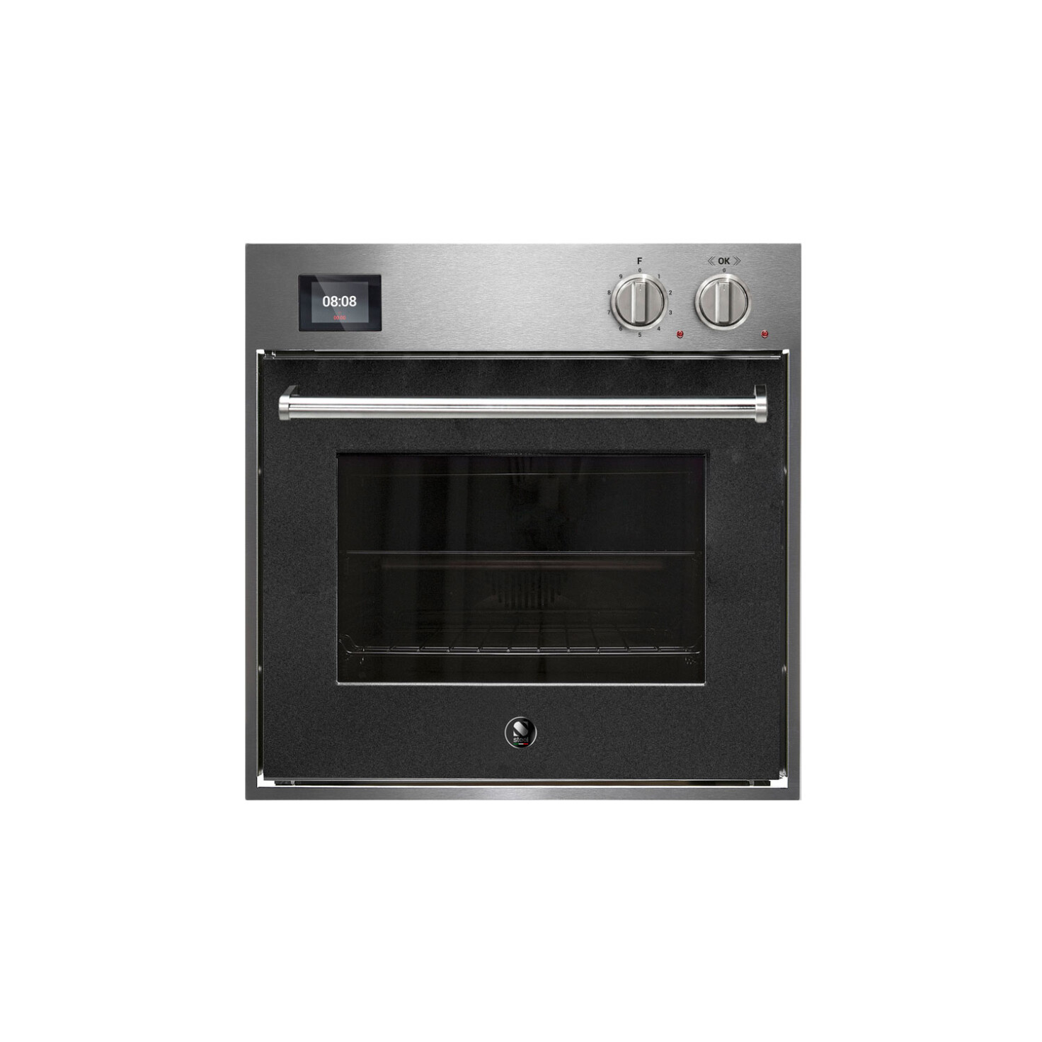 vstavaná rúra 60 cm ENFASI v antracitovom prevedení