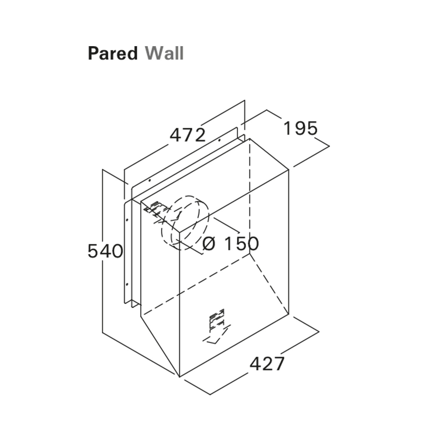 externý motor model 636 do exterieru na fasadu domu