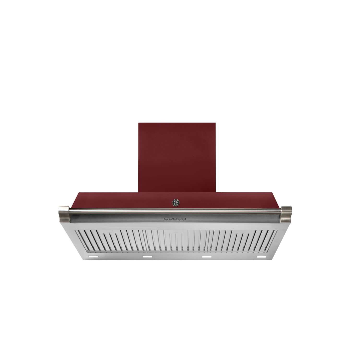 nastenny digestor červenej farby model ascot v šírke 100 cm